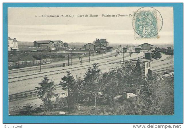 CPA 5 - Chemin De Fer Train La Gare De MASSY-PALAISEAU 91 - Palaiseau