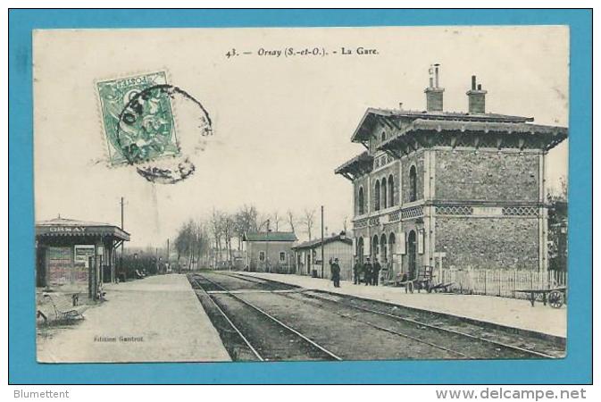 CPA 43 - Chemin De Fer Train La Gare De ORSAY 91 - Orsay