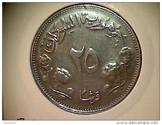 Sudan 25 Ghirsh / Piastres 1968 FAO TTB - Soudan