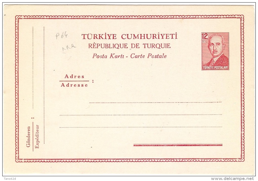 LACALT - TURQUIE - SERIE DE 4 CARTES POSTALES EMISSION DE 1949   MICHEL N° 63/64/65/66 RARES - Ganzsachen