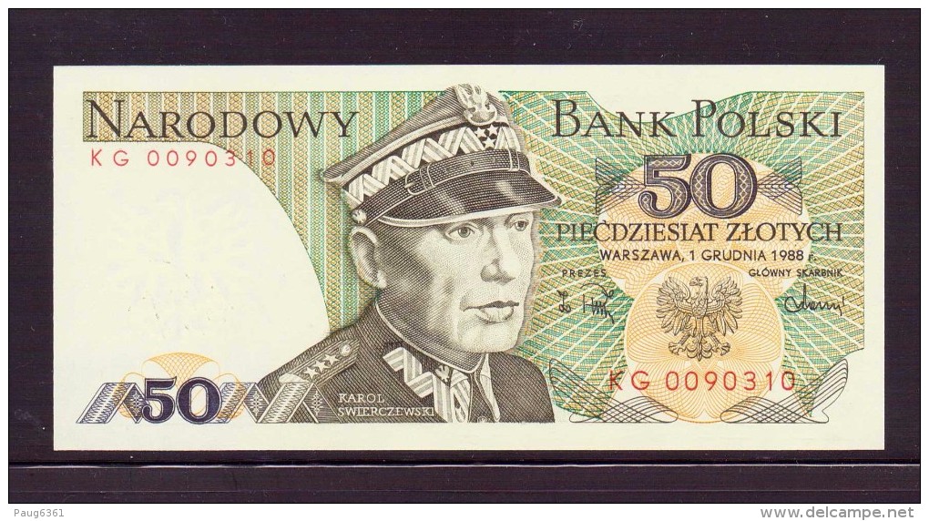 POLOGNE 1988 50 ZLOTYCH  NEUF UNC P142 - Polen