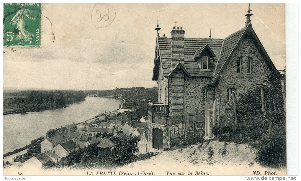 CPA 95 LA FRETTE VUE SUR LA SEINE - La Frette-sur-Seine