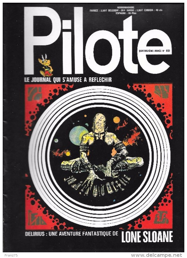 PILOTE-Hebdo N°651-1972-Dargaud--TBE - Pilote