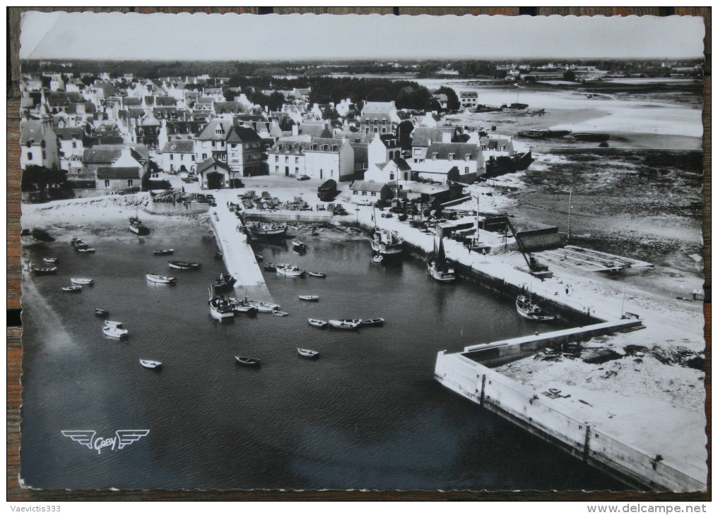 1087 CPSM 29 LESCONIL LE PORT VUE DU CIEL 1961 - Lesconil