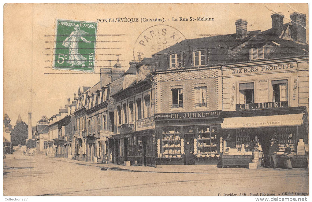 14- PONT L'EVEQUE - LA RUE ST MELAINE - Pont-l'Evèque