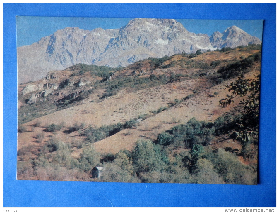 Mountain Landscape In South Kyrgyzstan - Nature Of Kyrgyzstan - 1969 - Kyrgyzstan USSR - Unused - Kirguistán