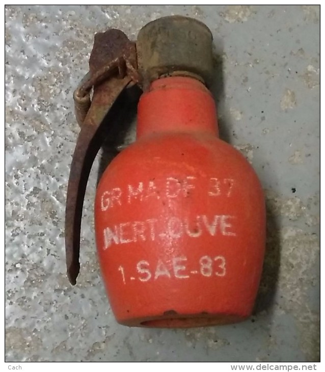 RARE : Grenade DF 37 D'instruction - Sammlerwaffen