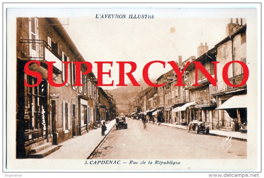 12 AVEYRON N°5 CAPDENAC RUE DE LA REPUBLIQUE - Altri & Non Classificati