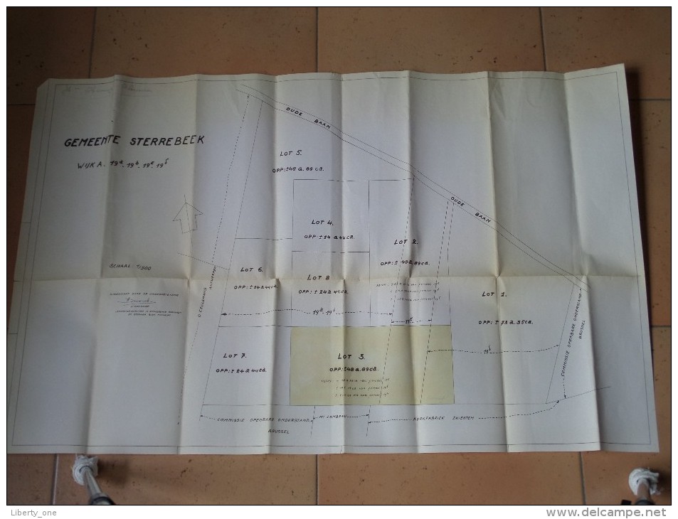 Gemeente STERREKEEK Wijk A ( V. Decourt Landmeter - Schatter Machelen ) Anno 19?? ( Zie Foto´s Voor Detail ) ! - Other & Unclassified