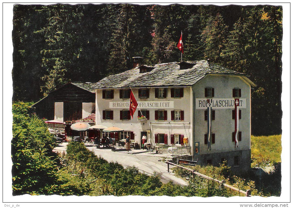 Schweiz - Berghotel Rofflaschlucht Bei Andeer - Hotel - Gasthaus - Pension - Andeer