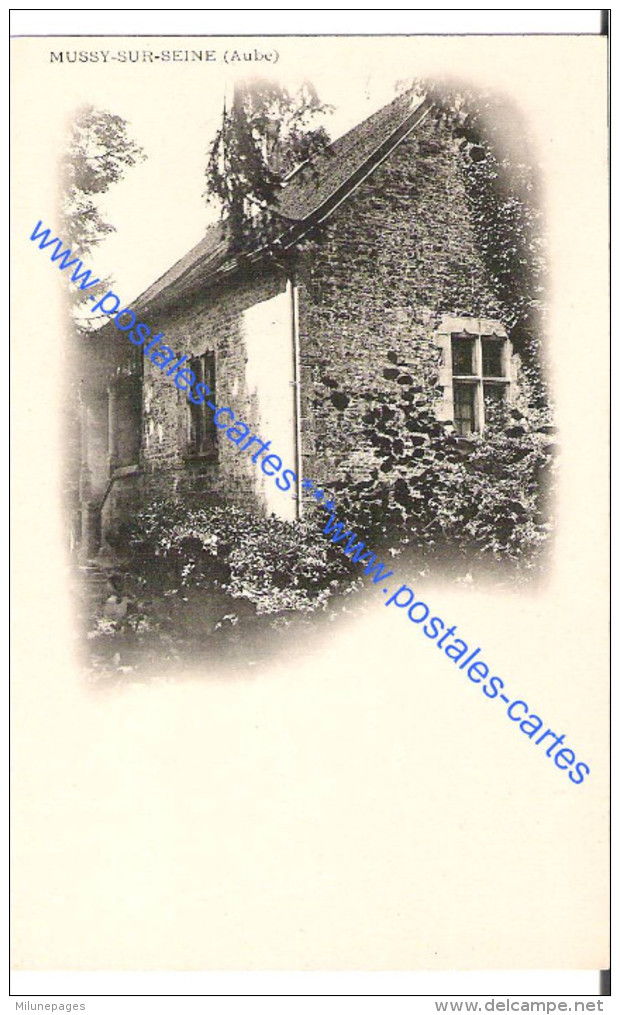 10 AUBE Carte Nuage Début 1900 Maison à MUSSY Sur SEINE - Mussy-sur-Seine