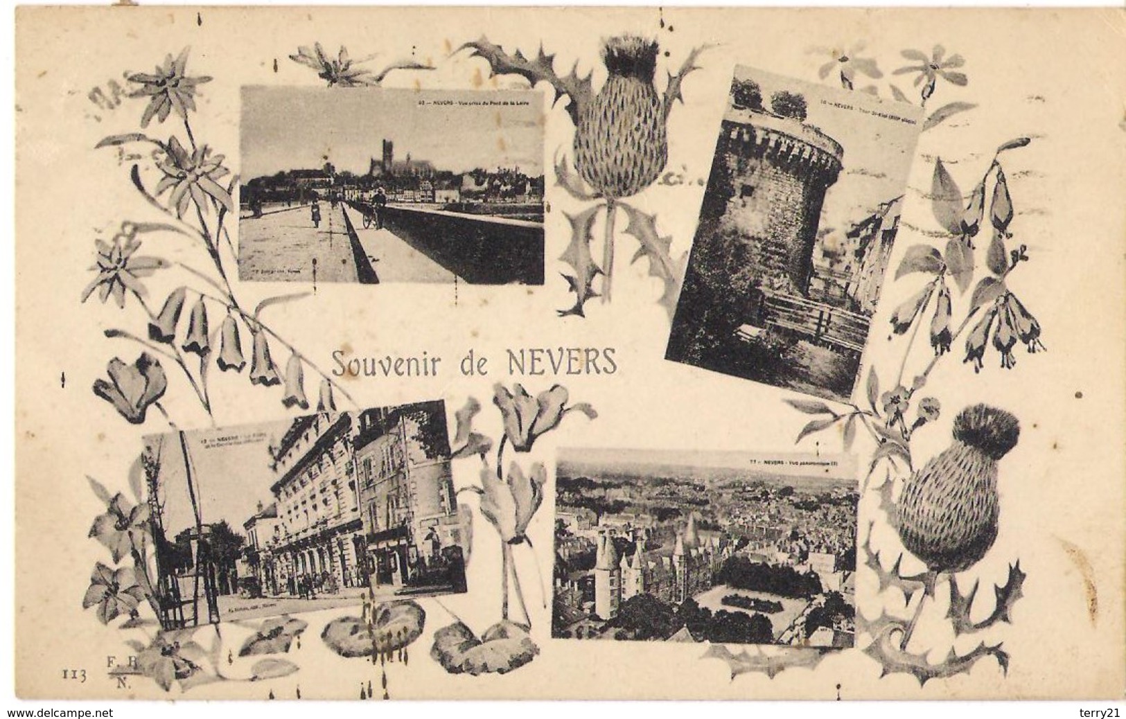 NEVERS. Souvenir Multivues. 1943. - Nevers