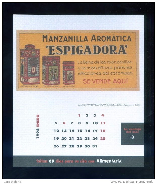 Barcelona. *Alimentaria* Lote 12 meses *Abril 1997 - Marzo 1998* Meds: 120x138 mms.