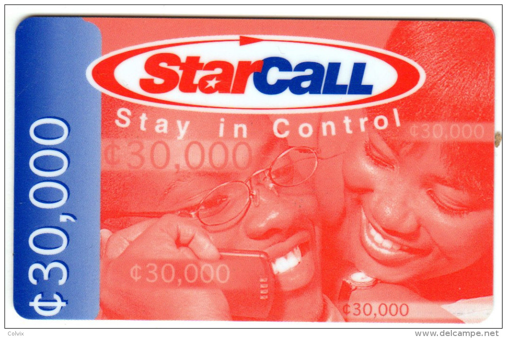 GHANA  Prepayée STARCALL - Ghana