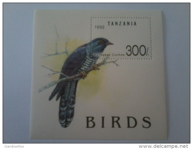 TANZANIA SHEET BIRDS EUROPEAN CUCKOO OISEAUX COUCOU PAJARO CUCO - Cuco, Cuclillos