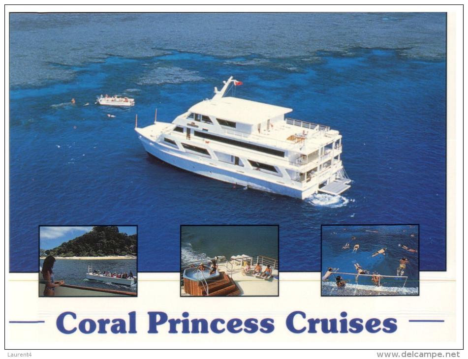 (393) Australia - QLD - Coral Princess Cruises - Ship - Great Barrier Reef