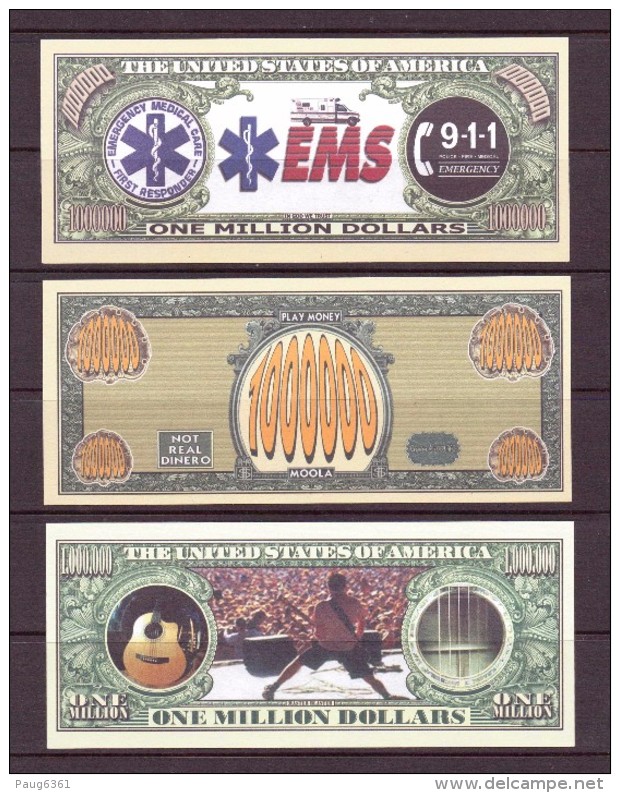 USA 11 BILLETS FANTAISIES THEMES DIVERS UNC - Autres & Non Classés