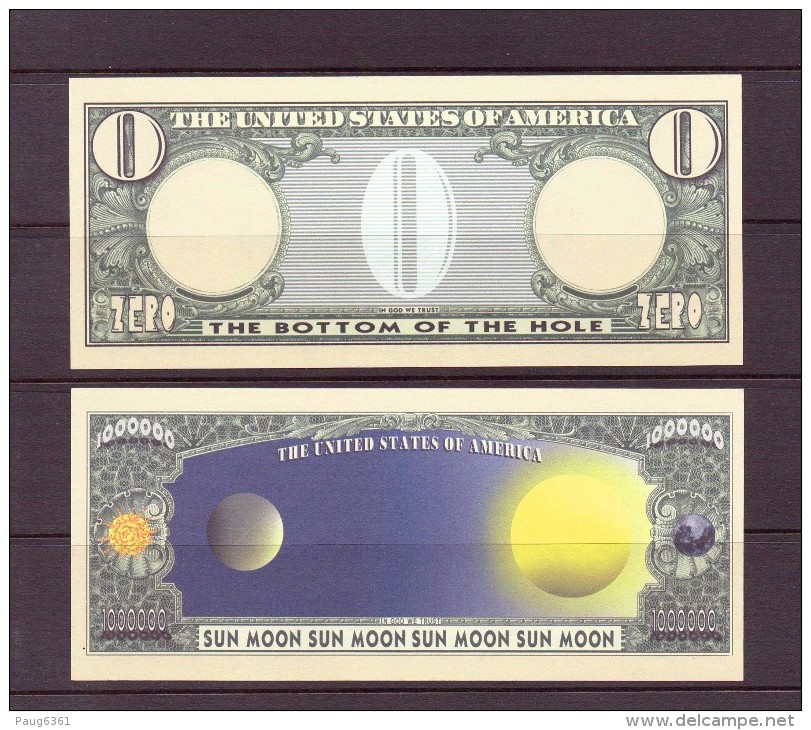 USA 11 BILLETS FANTAISIES THEMES DIVERS UNC