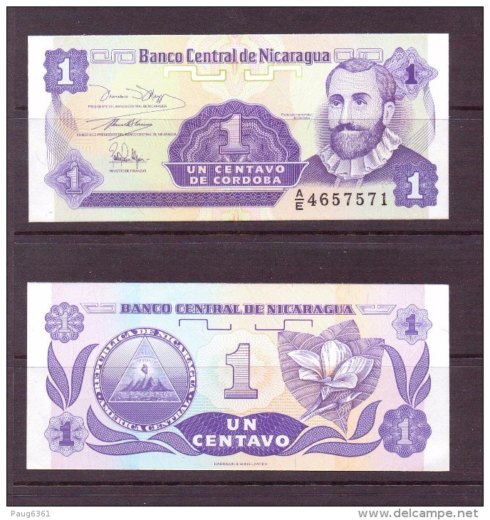 NICARAGUA 1991 4 BILLETS 1-5-10-25 CORDOBA  NEUF UNC P167/70 - Nicaragua