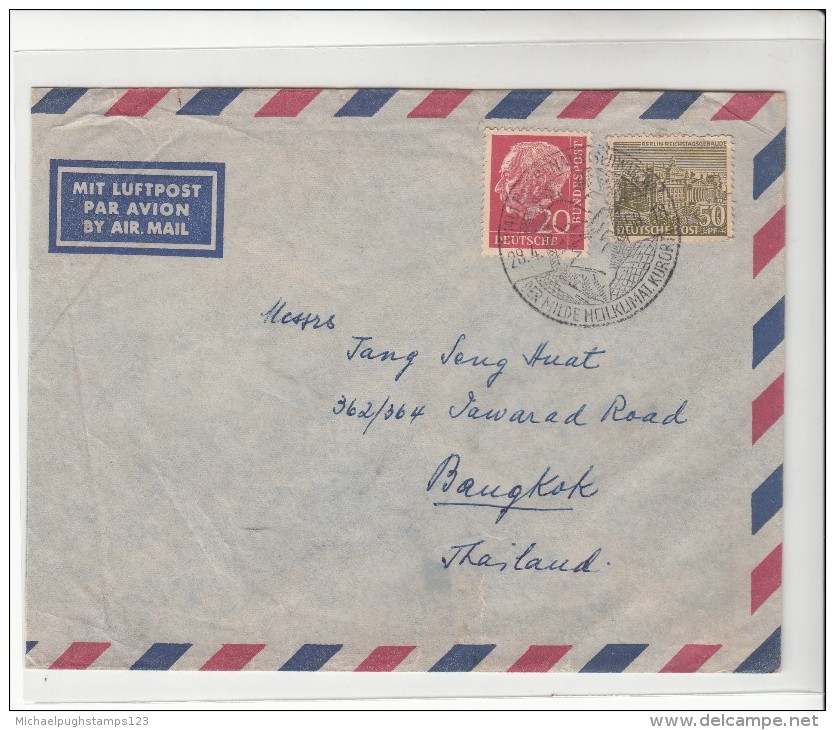 Germany / Airmail / Thailand - Other & Unclassified