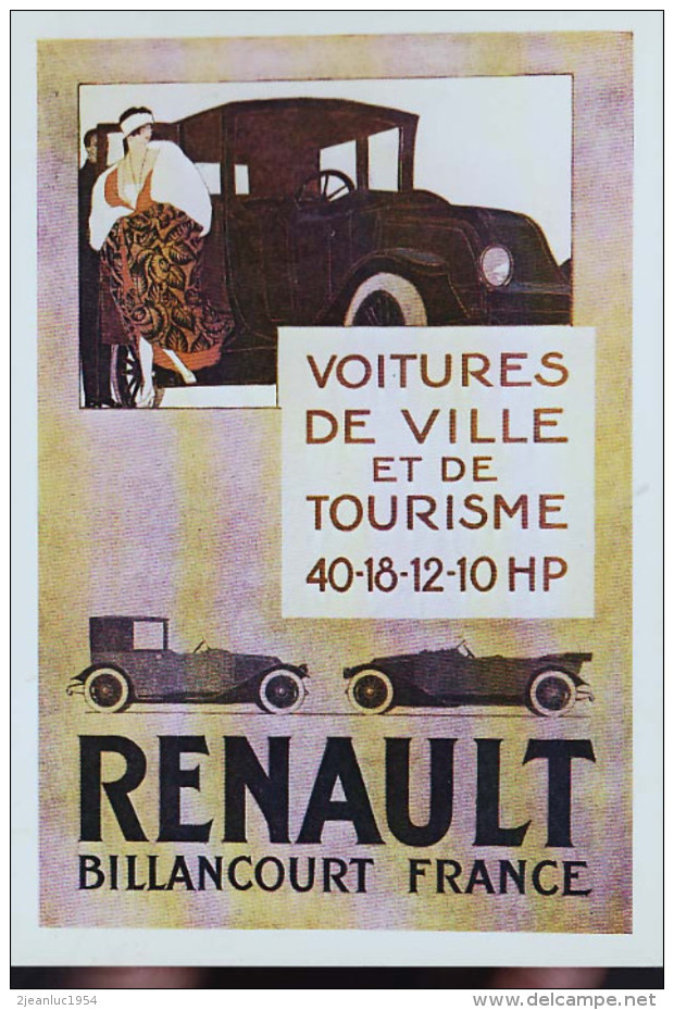 RENAULT CARTE REEDITION ANNES 60 - Passenger Cars