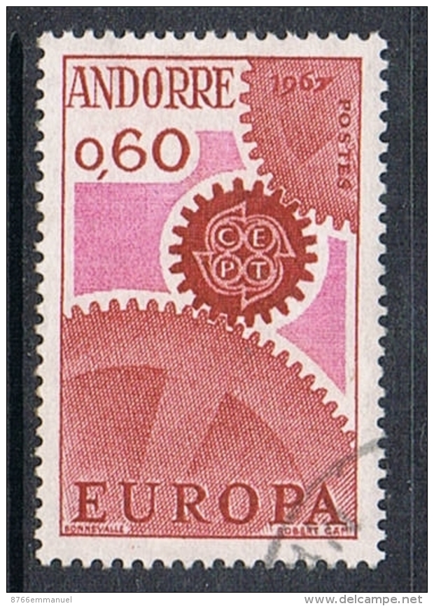 ANDORRE N°180  EUROPA - Oblitérés