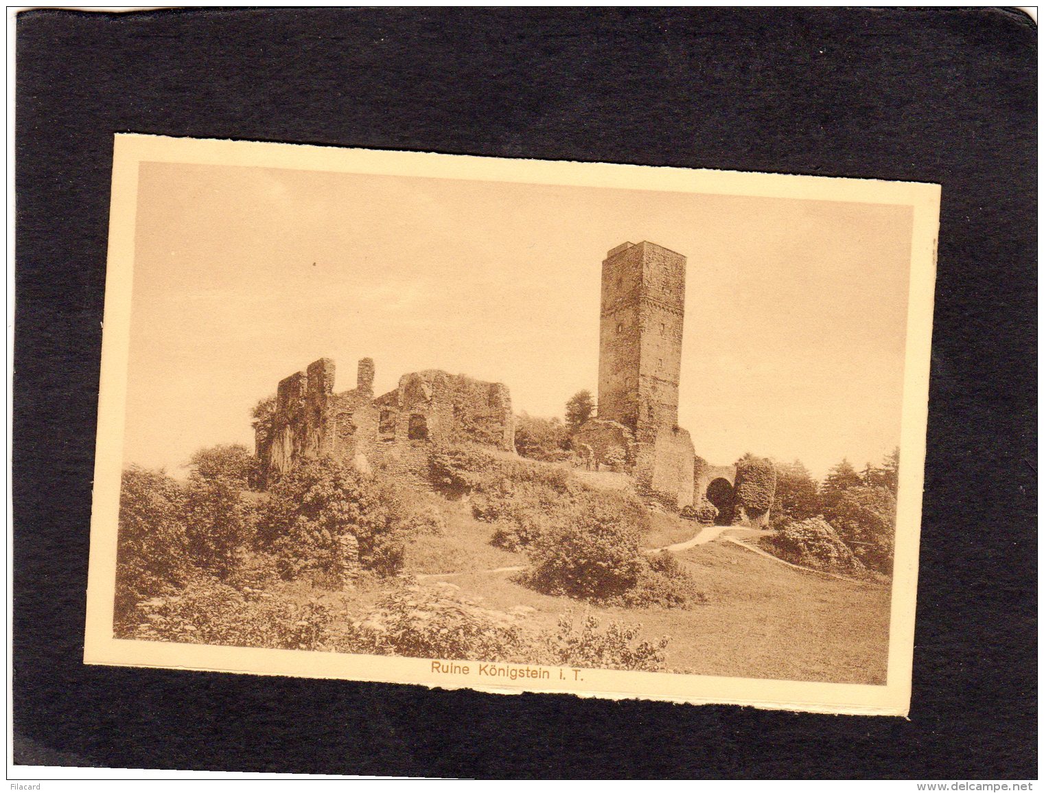 60966  Germania,  Ruine  Konigstein I. T.,  NV - Koenigstein