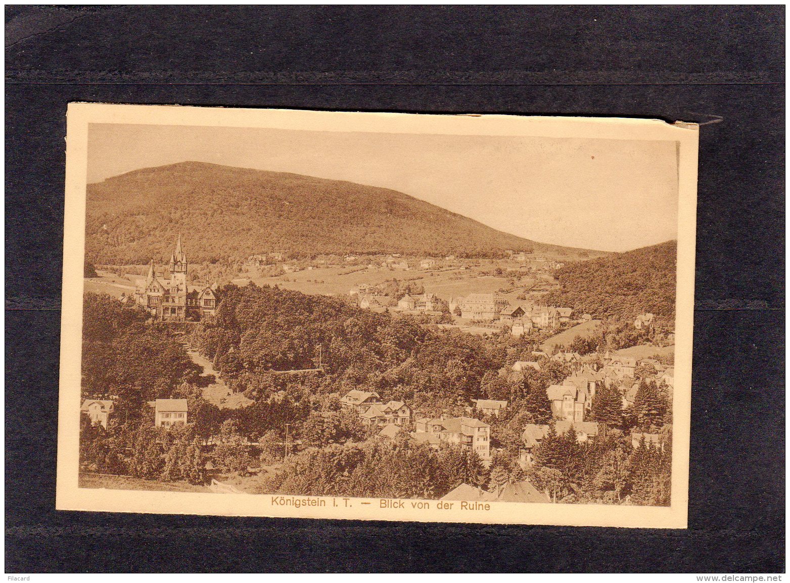 60968  Germania,   Konigstein I. T.,  Blick Von Der Ruine,  NV - Koenigstein