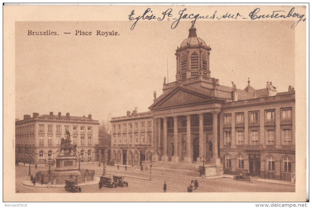 BRUXELLES  Place Royale - Transport Urbain En Surface