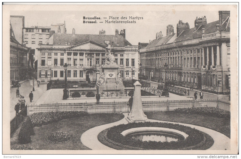 BRUXELLES  Place Des Martyrs - Public Transport (surface)