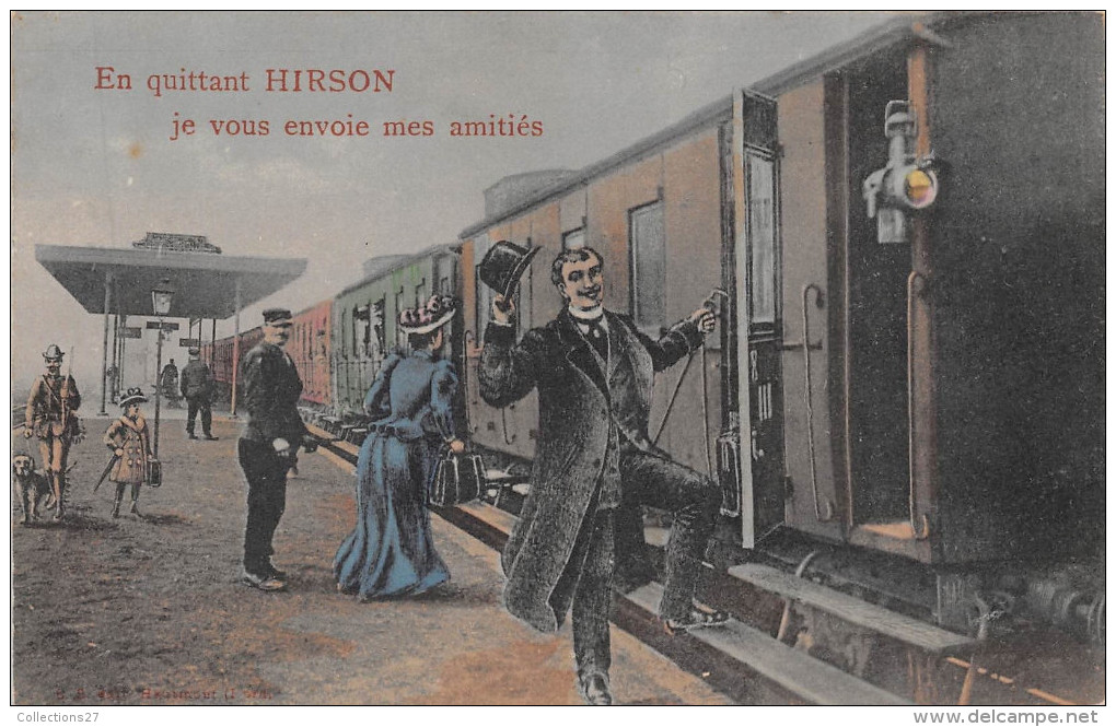 02- HIRSON - JE VOUS ENVOIE MES AMITIES - Hirson