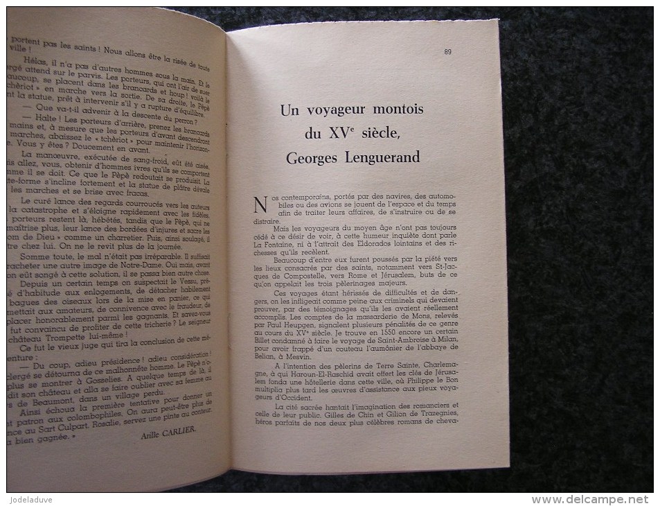 ALMANACH WALLON 1956 Littéraire & Artistique Régionalisme Folklore Patois L' Ardenne Autrefois Lenguerand Tournai Mons