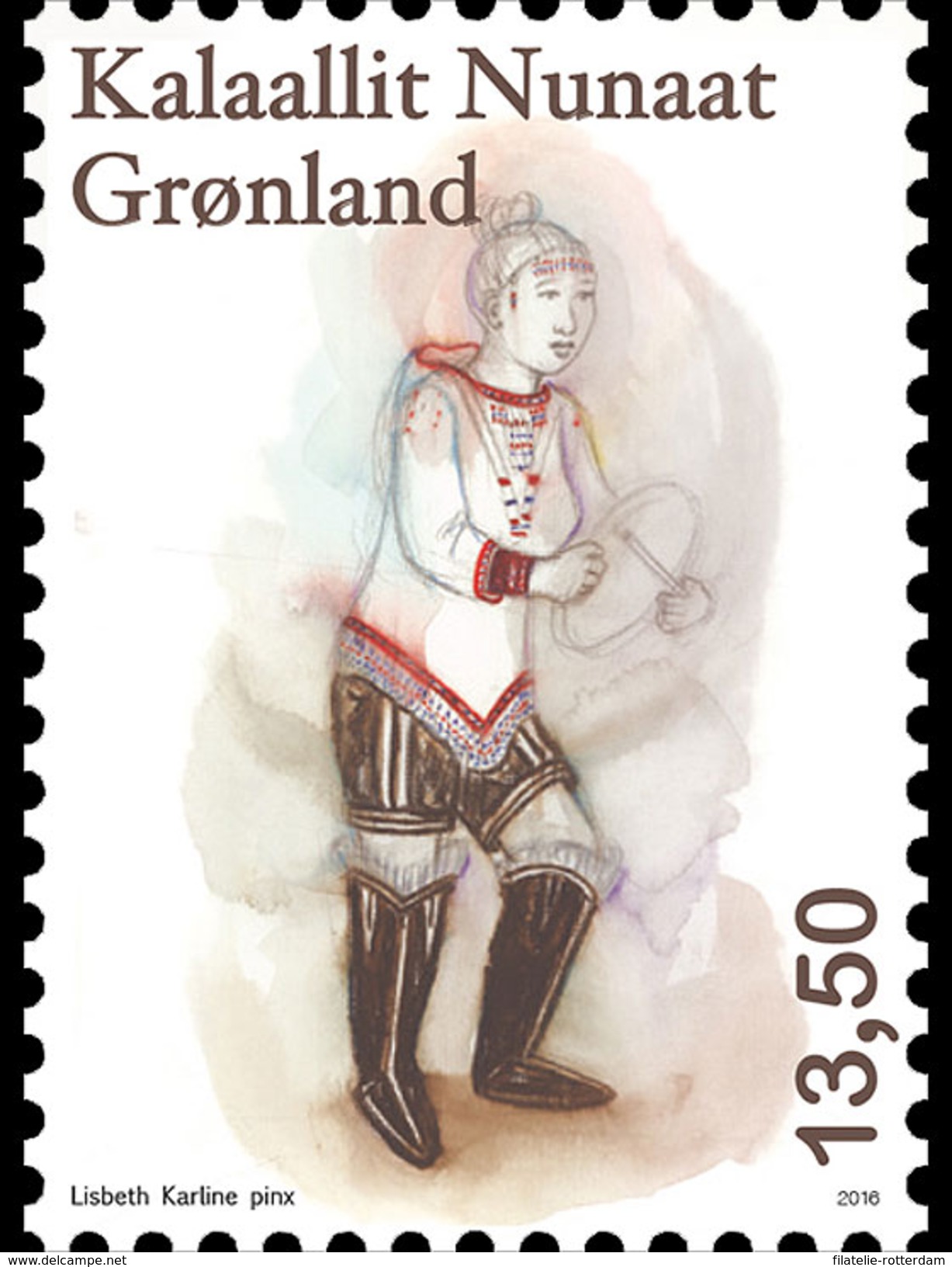 Groenland / Greenland - Postfris / MNH - Complete Set National Costumes 2016 - Unused Stamps