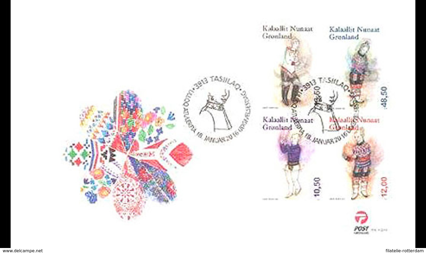 Groenland / Greenland - Postfris / MNH - FDC National Costumes 2016 - Ungebraucht