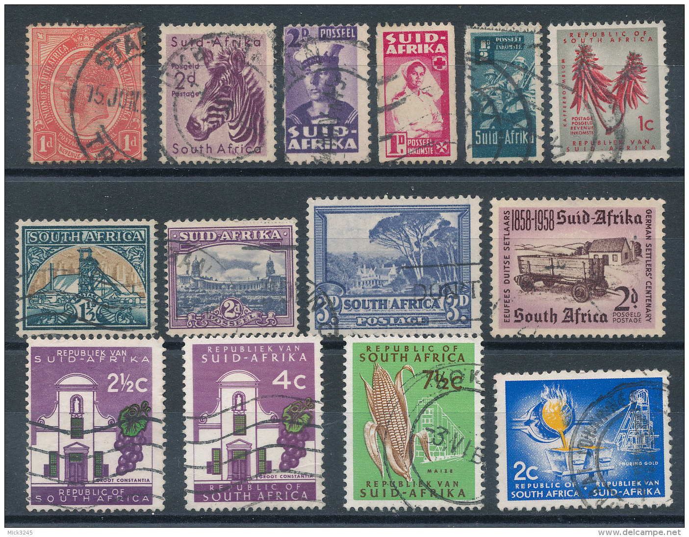 Afrique De Sud Petit Lot De Timbres Divers - Colecciones & Series