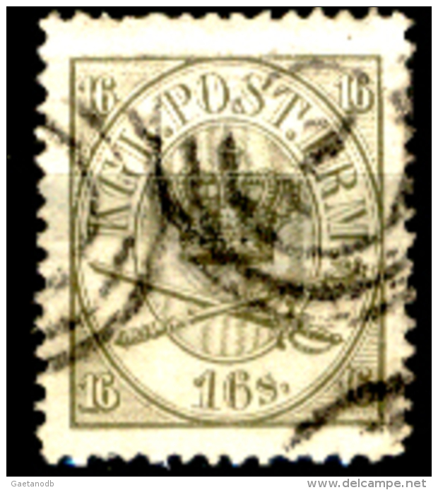 Danimarca-F0059 - 1864 - Y&T N. 15 (o),privo Di Difetti Occulti.- - Usati