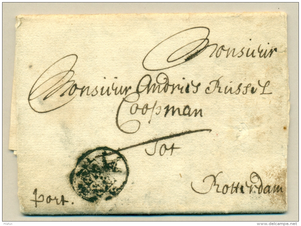 Nederland - 1691 - Drie-stuiverstempel / 3S-Marking A'dam-R'dam PEP 10510-01 Op Vouwbrief - Adema A1 - ...-1852 Préphilatélie