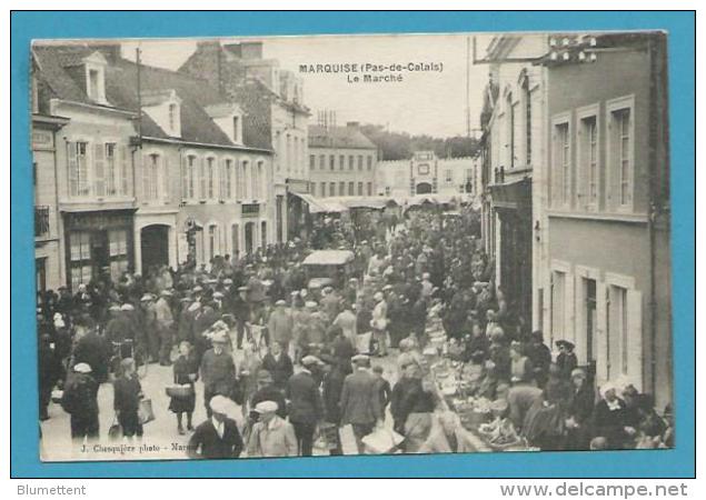 CPSM Métier Marchands Ambulants Le Marché MARQUISE 62 - Marquise