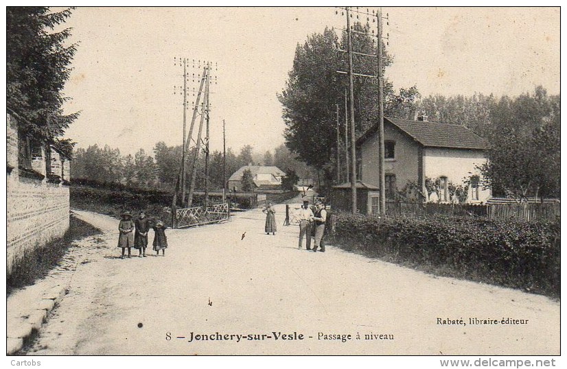 51 JONCHERY-sur-VESLE  Passage à Niveau - Jonchery-sur-Vesle