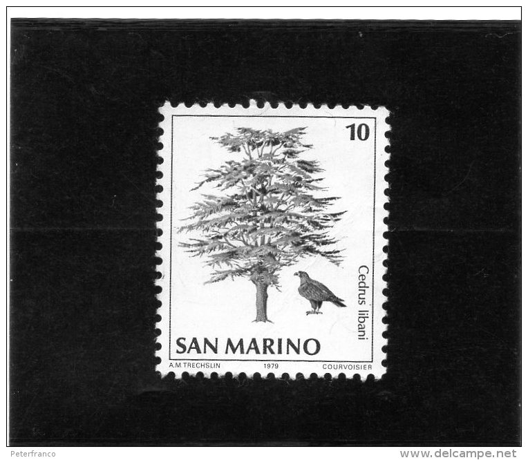 1979 San Marino -- Cedro Del Libano - Usados