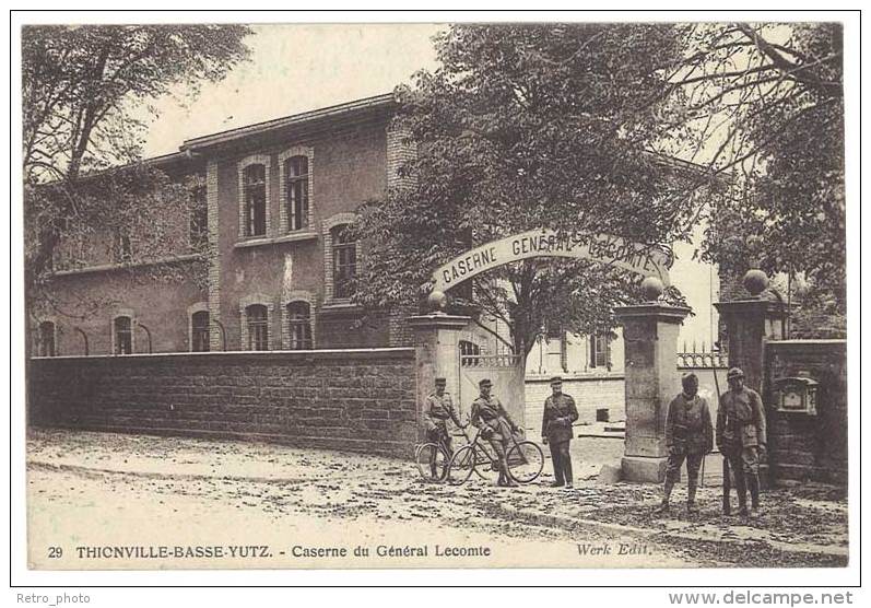 Cpa Militaria - Thionville Basse Yutz - Caserne Du Général Lecomte - Thionville