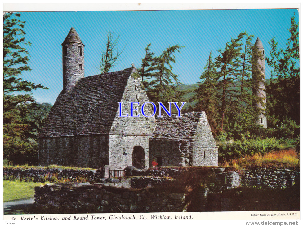 CPM D' IRLANDE - ST KEVIN'S KITCHEN, And ROUND TOWER, GLENDALOCH Co WICKLOW IRELAND - Wicklow