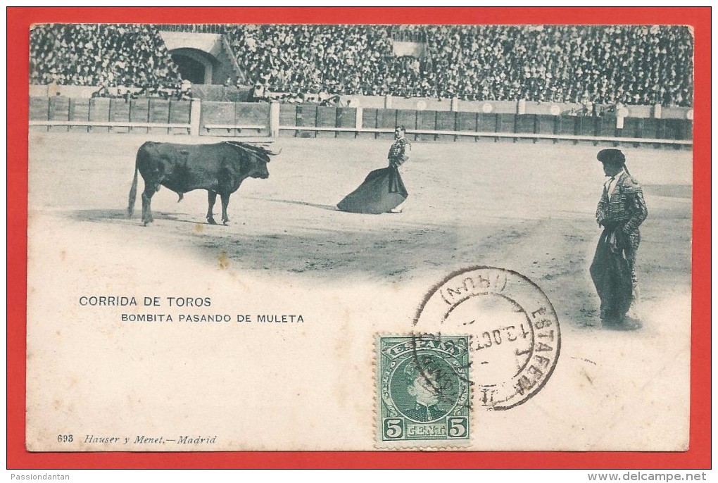 CPA Corrida - Corrida De Toros - Bombita Pasando De Muleta - Corrida