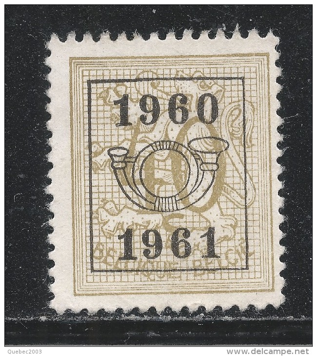 Belgium 1960. Scott #413 (U) Lion Rampant, Precancelled - Typos 1951-80 (Chiffre Sur Lion)