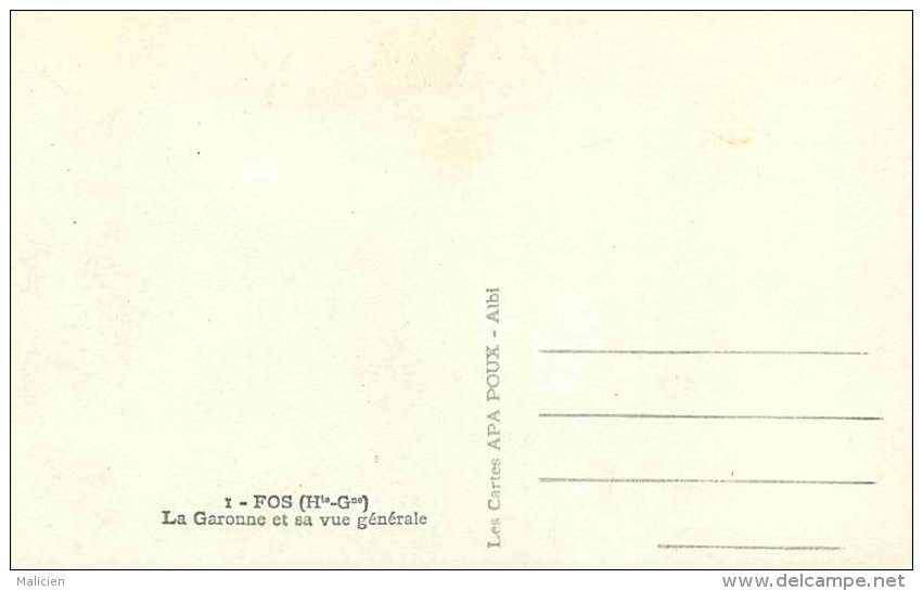 - Depts Divers -FF117- Haute Garonne - Fos - Vue Generale -  Carte Bon Etat - - Verfeil