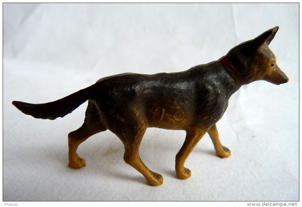 SOLDAT FIGURINE FIG STARLUX 1966 Chien BERGER ALLEMAND A L'ARRET (1) ARMEE MODERNE Sans Terrasse - Starlux