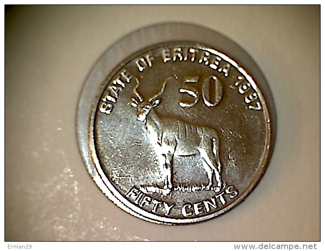 Eritrea 50 Cents 1997 TTB - UNC - Eritrea
