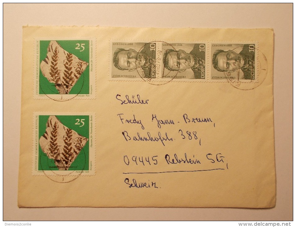 Marcophilie - ALLEMAGNE - Lettre - Timbres (416) - Briefe U. Dokumente