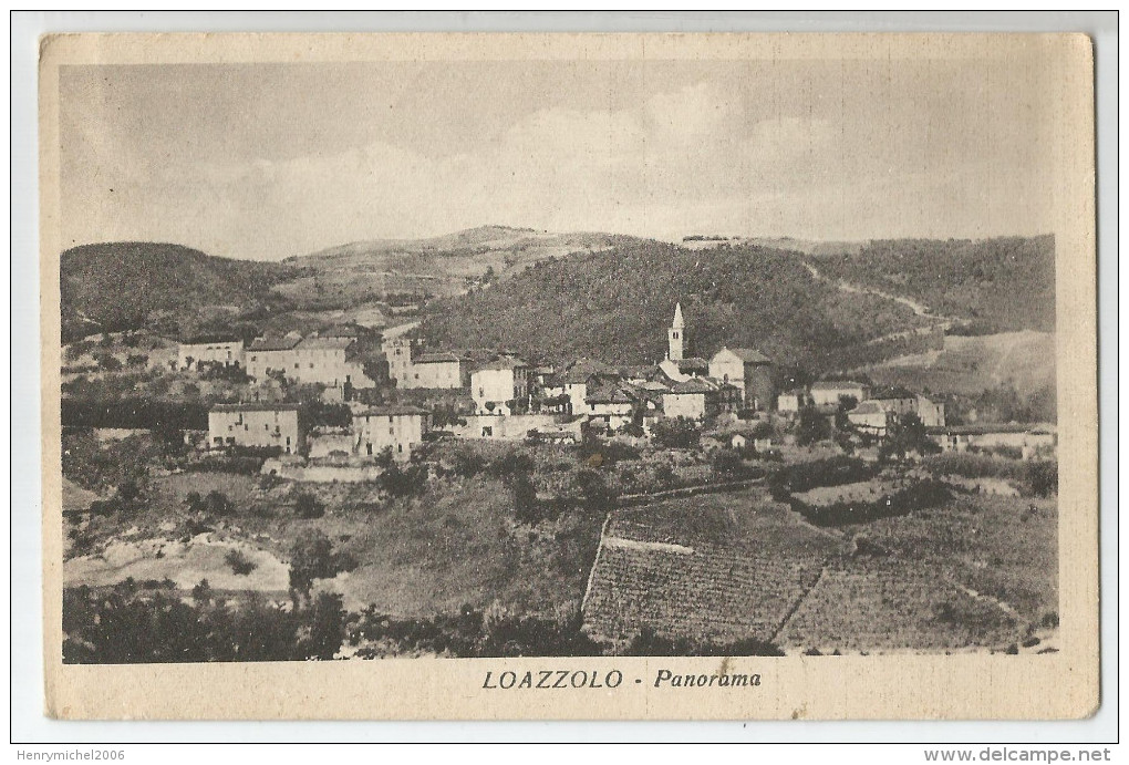 Italie - Italia - Italy - Piemonte - Asti - Loazzolo Panorama - Asti