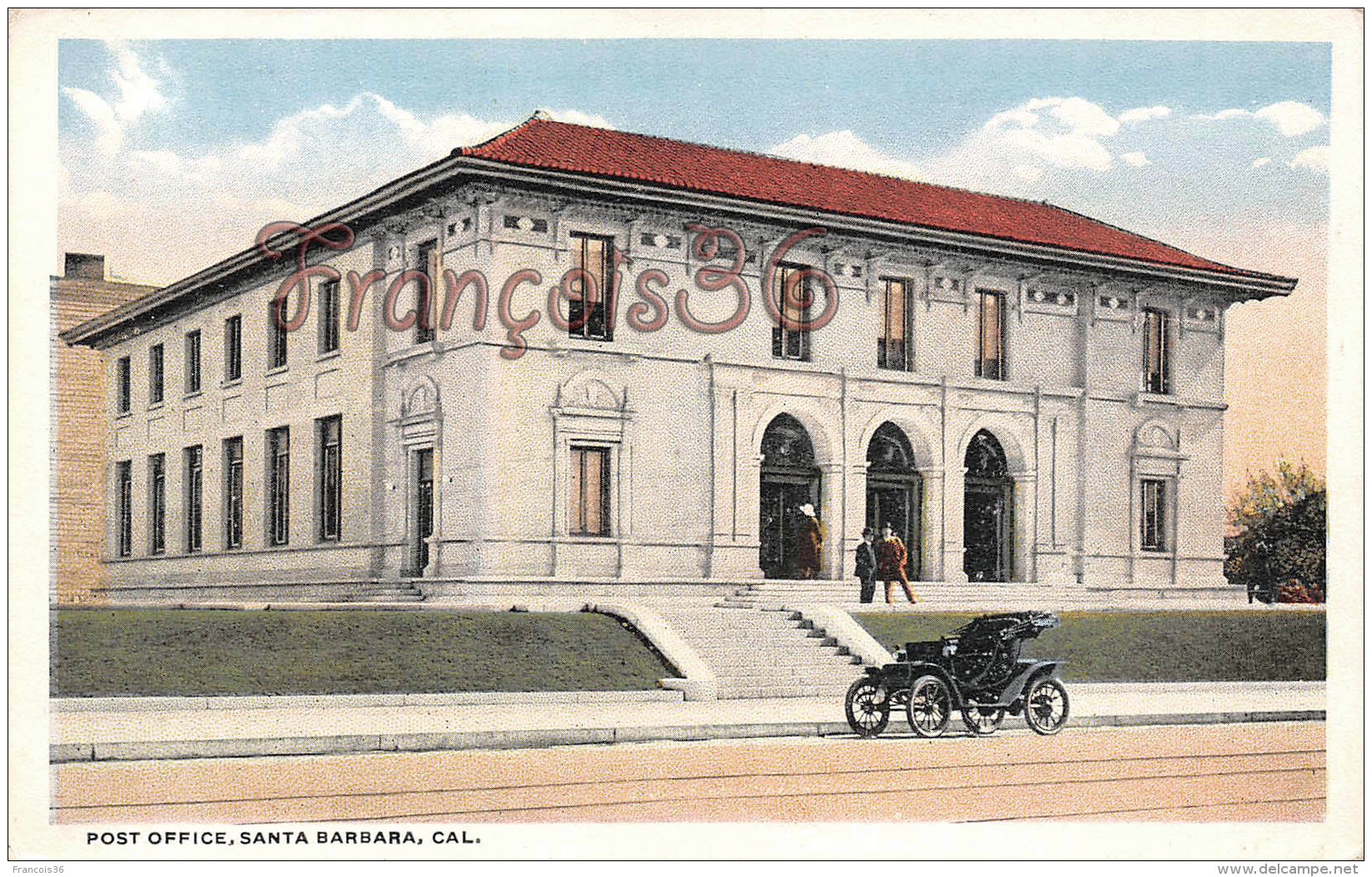 Califonia - Post Office - Santa Barbara - 2 SCANS - Santa Barbara